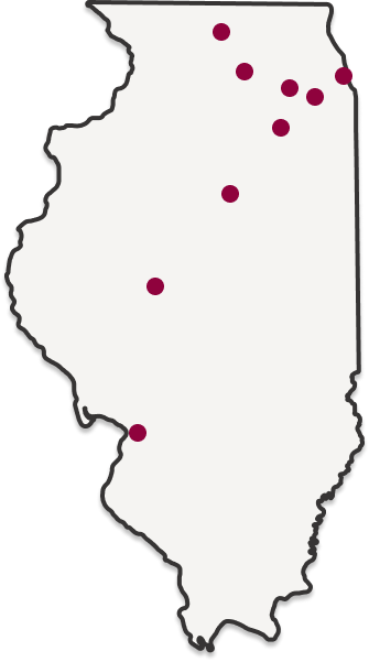 Map of Illinois